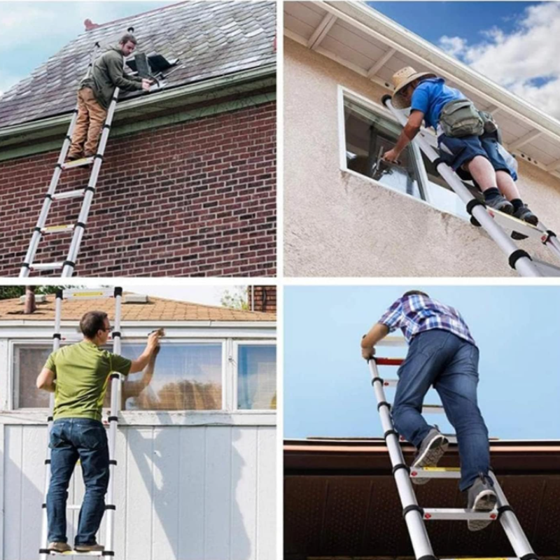 Escalera Telescopica Extensible 3.8M CONTRA ENTREGA + ENVÍO GRATIS SOLO HOY