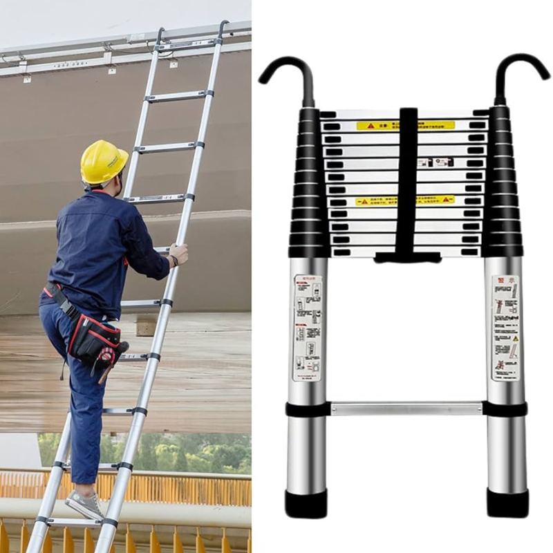 Escalera Telescopica Extensible 3.8M CONTRA ENTREGA + ENVÍO GRATIS SOLO HOY