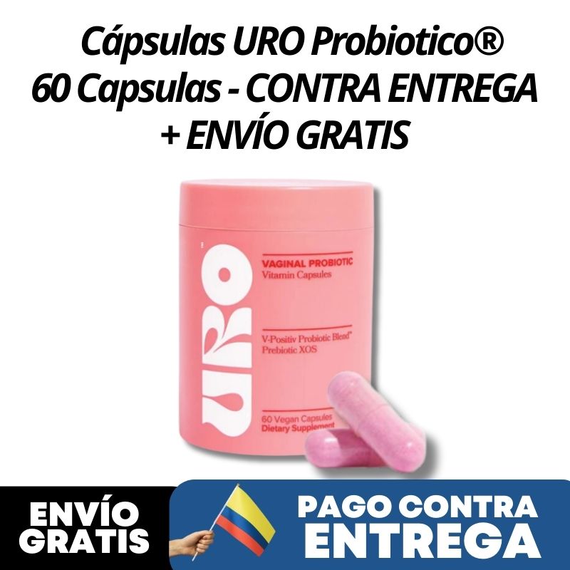 Cápsulas URO Probiotico® 60 Capsulas - CONTRA ENTREGA + ENVÍO GRATIS