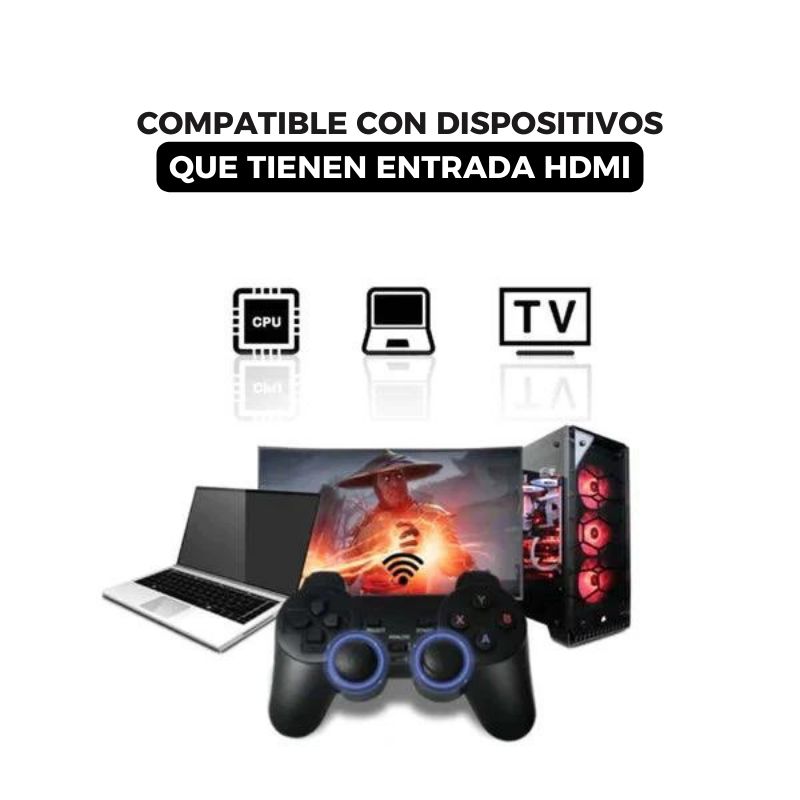 GAME TV STICK PRO-CANALES PREMIUM CON +30.000 JUEGOS