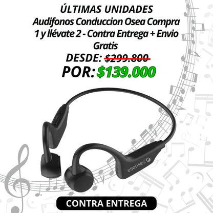 Audifonos Conduccion Osea Compra 1 y llévate 2 - Contra Entrega + Envio Gratis ✅