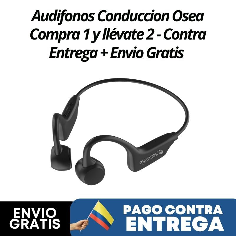 Audifonos Conduccion Osea Compra 1 y llévate 2 - Contra Entrega + Envio Gratis ✅