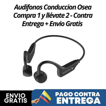 Audifonos Conduccion Osea Compra 1 y llévate 2 - Contra Entrega + Envio Gratis ✅