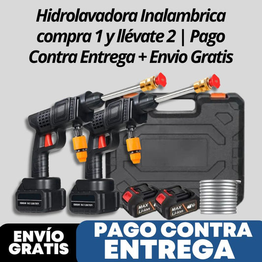 (PROMOCION CIERRE DE TIENDA) - Hidrolavadora Inalambrica compra 1 y llévate 2 | Pago Contra Entrega + Envío Gratis