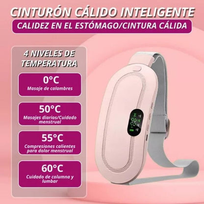 Cinturon Colicos Masajeador Con Calor🔥| Contra Entrega + Envio Gratis solo Hoy 🚛