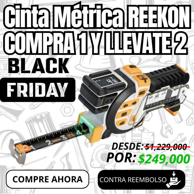 Cinta Métrica ReeKon Compra 1 y llévate 2 -  Contra Entrega + Envio Gratis ✅