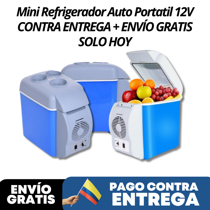 Oferta Black Friday - Mini Refrigerador Auto Portatil 12V - CONTRA ENTREGA + ENVÍO GRATIS SOLO HOY