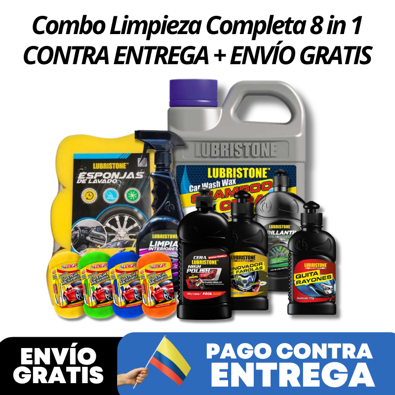 Combo Limpieza Completa 8 in 1 - CONTRA ENTREGA + ENVÍO GRATIS SOLO HOY