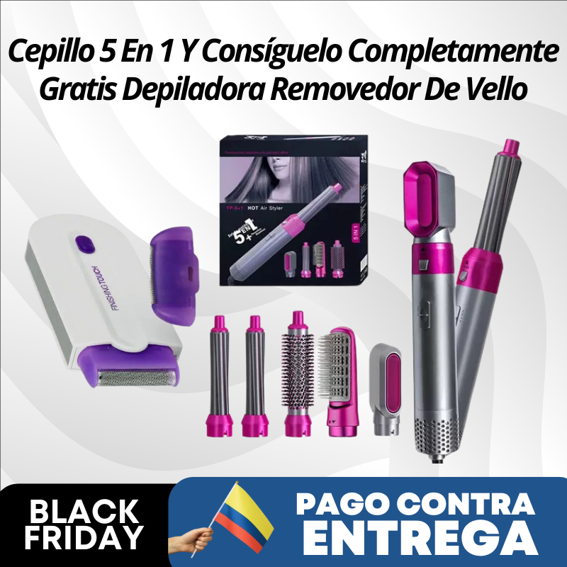 Combo cepillo y Depiladora Electrica GRATIS - CONTRA ENTREGA + ENVÍO GRATIS SOLO HOY