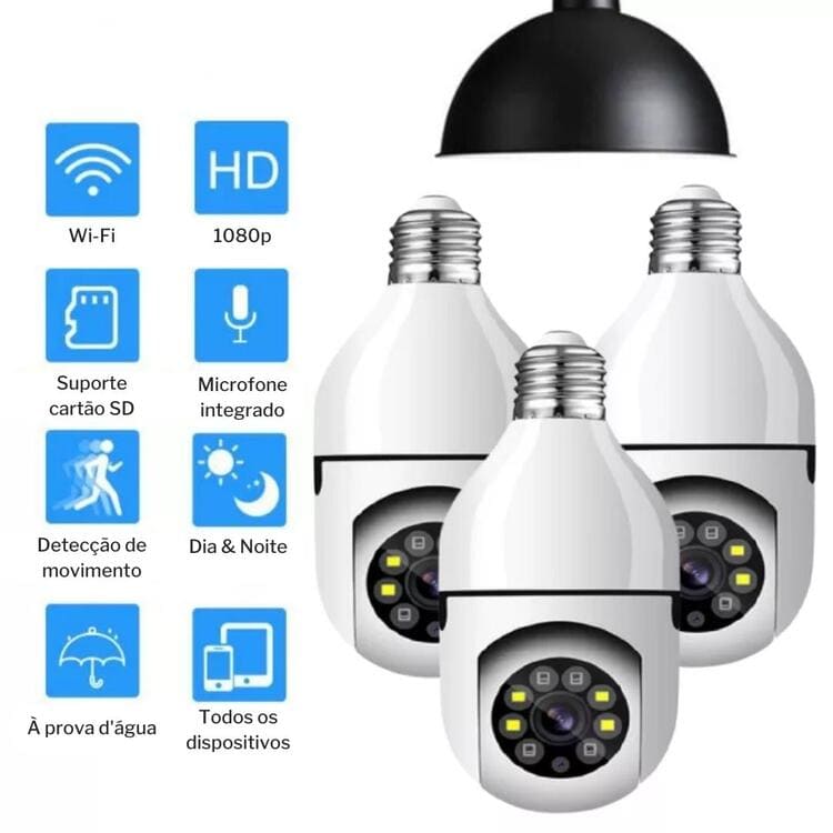 Cámara de seguridad inteligente Wi-Fi 360 Full HD [PAGO CONTRA ENTREGA MAS ENVÍO GRATIS]