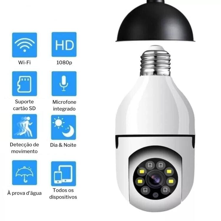 Cámara de seguridad inteligente Wi-Fi 360 Full HD [PAGO CONTRA ENTREGA MAS ENVÍO GRATIS]