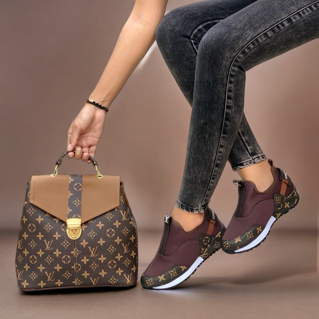 (LIQUIDACIÓN SOLO HOY) - COMBO Louis Vuitton - TENIS + MORRAL (Lanzamiento 2024)